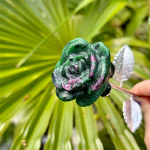 Load image into Gallery viewer, Open Roses | Silver Stem