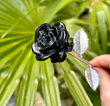 Load image into Gallery viewer, Open Roses | Silver Stem