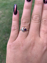 Load image into Gallery viewer, Silver Ring | Amethyst Sun & Moon