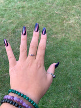 Load image into Gallery viewer, Silver Ring | Amethyst Triple Moon