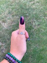 Load image into Gallery viewer, Silver Ring | Rainbow Moonstone Tiara