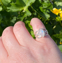 Load image into Gallery viewer, Silver Ring | Celtic Rainbow Eye