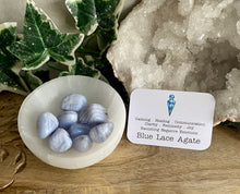 Load image into Gallery viewer, Tumble Stone | Blue Lace Agate