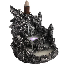 Load image into Gallery viewer, Backflow Burner | Light Up Silver Dragon