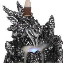 Load image into Gallery viewer, Backflow Burner | Light Up Silver Dragon