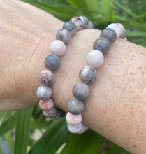 Load image into Gallery viewer, Bead Bracelet | Pink Zebra Jasper