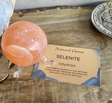 Load image into Gallery viewer, Sphere | Peach Selenite