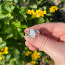 Load image into Gallery viewer, Silver Ring | Celtic Rainbow Eye