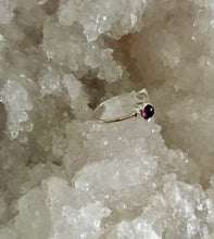 Load image into Gallery viewer, Silver Ring | Amethyst Sun & Moon