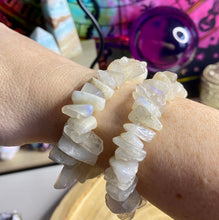 Load image into Gallery viewer, Chunky Chip Bracelet | Rainbow Moonstone