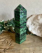Load image into Gallery viewer, Polished Point | Ruby in Zoisite