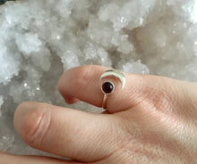Load image into Gallery viewer, Silver Ring | Amethyst Sun & Moon