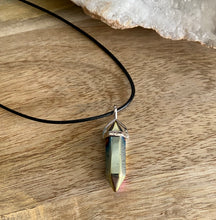 Load image into Gallery viewer, Wand Pendant | Aura Hematite