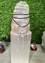 Load image into Gallery viewer, Silver Pendant | Amethyst Triple Moon