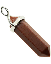 Load image into Gallery viewer, Wand Pendant | Goldstone