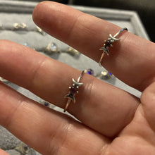 Load image into Gallery viewer, Silver Ring | Amethyst Triple Moon