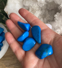 Load image into Gallery viewer, Tumble Stones | Dyed Howlite | Blue/Turquoise