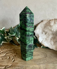 Load image into Gallery viewer, Polished Point | Ruby in Zoisite