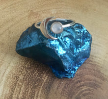 Load image into Gallery viewer, Silver Ring | Rainbow Moonstone Sun & Moon