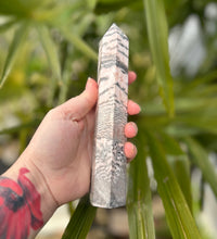 Load image into Gallery viewer, Polished Point | Pink Zebra Jasper | 18.5cm