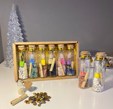Load image into Gallery viewer, Crystal Chip Wishing Bottles