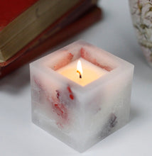 Load image into Gallery viewer, Candle | Rose Flower Square