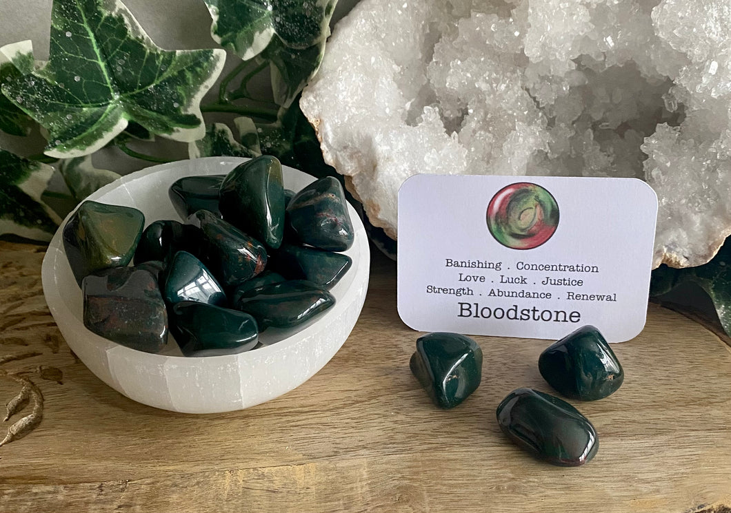Tumble Stones | Bloodstone