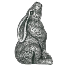 Load image into Gallery viewer, Large Terracotta Moon Gazing Hare | Silver