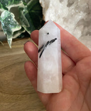 Load image into Gallery viewer, Polished Point | Tourmalinated Quartz | 8cm