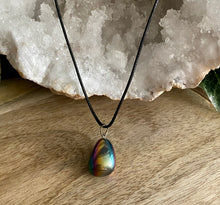 Load image into Gallery viewer, Tumble Pendant | Aura Hematite