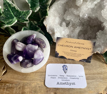 Load image into Gallery viewer, Tumble Stone | Chevron Amethyst