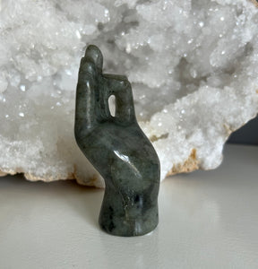 Labradorite Meditating Hand