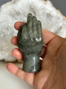 Labradorite Meditating Hand