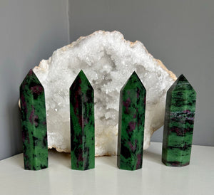 Polished Point | Ruby Zoisite