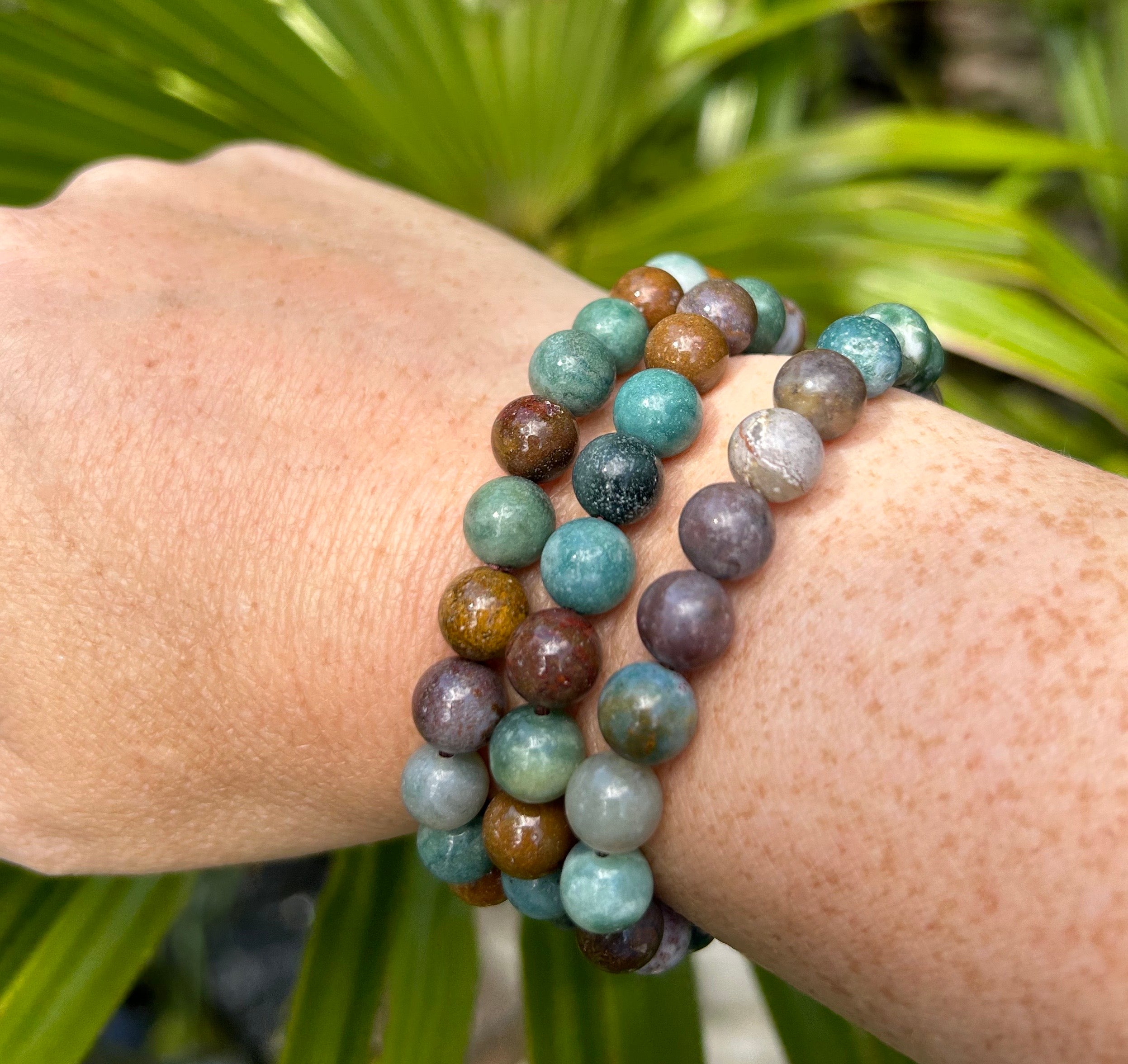 Bead Bracelet | Ocean Jasper – The Sentient Tree