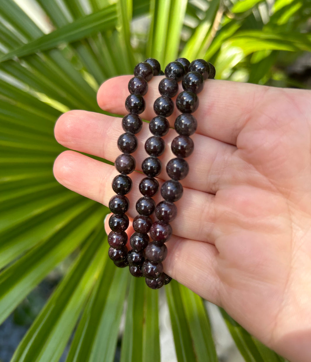 Bead Bracelet | Garnet