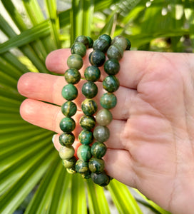 Bead Bracelet | Emerald Jasper