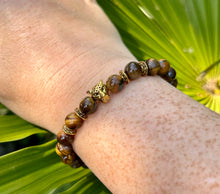 Load image into Gallery viewer, Bead Bracelet | Tigers Eye with Tiger
