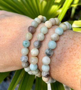 Bead Bracelet | Caribbean Calcite