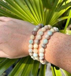 Bead Bracelet | Caribbean Calcite