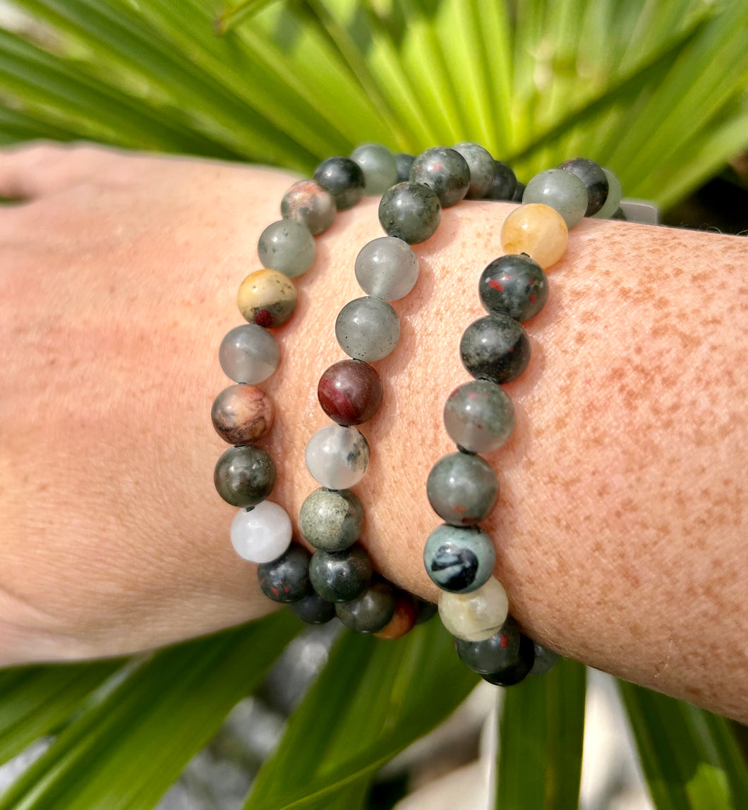 Bead Bracelet | African Bloodstone