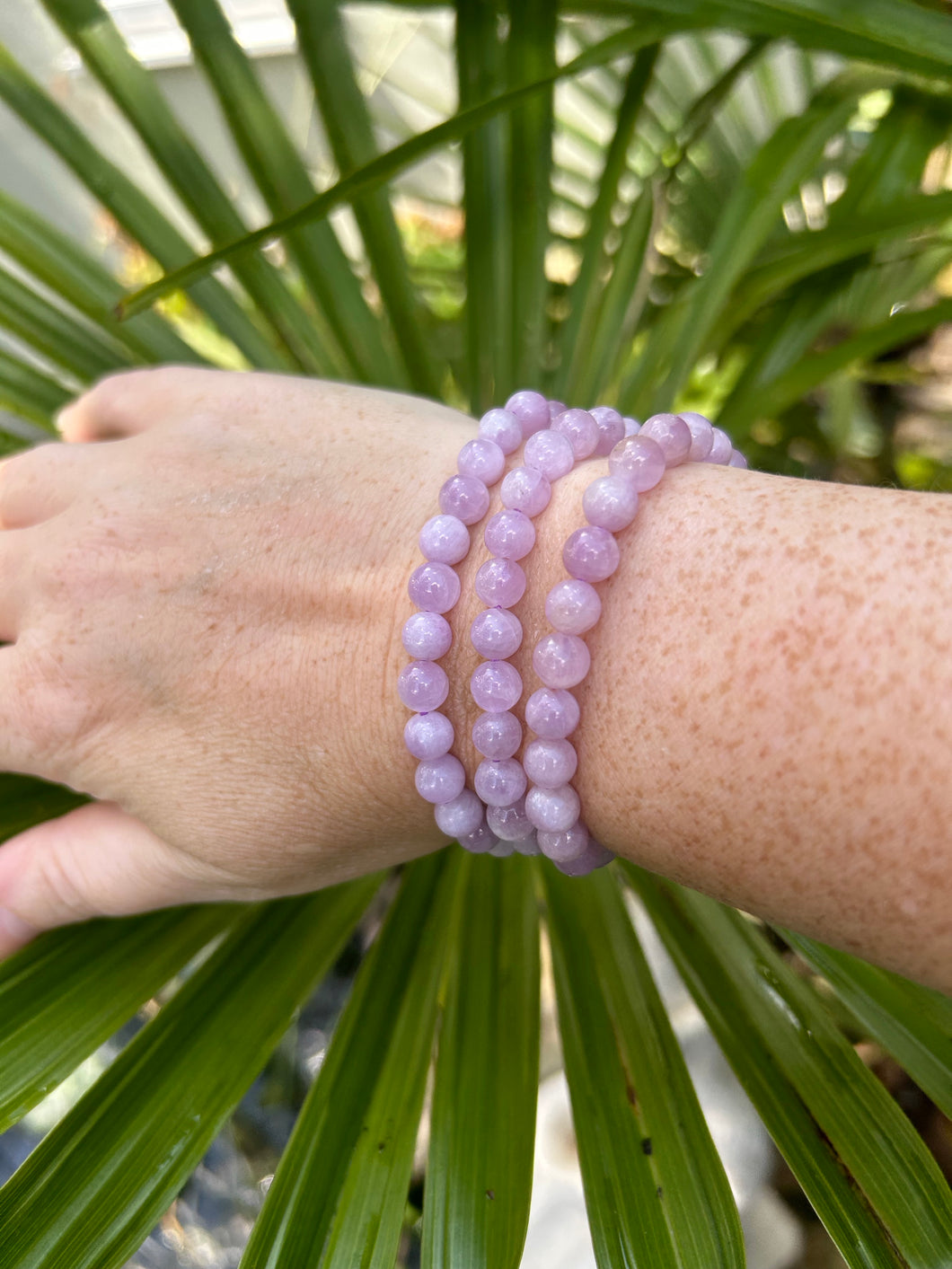 Bead Bracelet | Kunzite