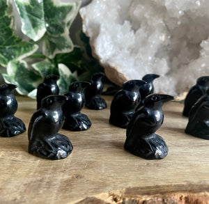 Mini Ravens | Black Obsidian