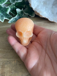 Crystal Skulls | Orange Calcite