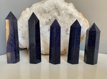 Load image into Gallery viewer, Polished Points | Blue Goldstone
