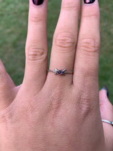 Load image into Gallery viewer, Dainty Ring | Amethyst Triple Moon
