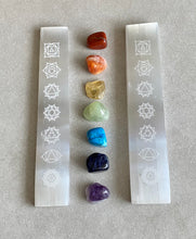 Load image into Gallery viewer, Engraved Selenite Wand | Chakra
