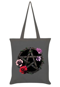 Tote Bag | Floral Pentagram