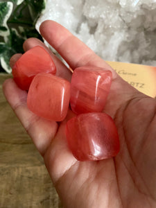 Tumble Stone | Cherry Quartz