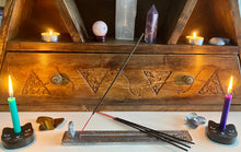 Load image into Gallery viewer, Silver Pentagram Incense Holder
